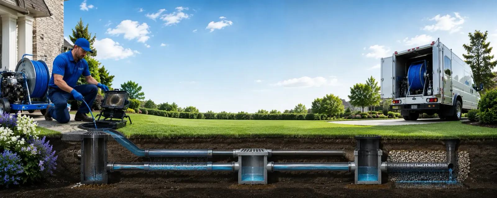 Outdoor drain cleaning information for San Jon, NM